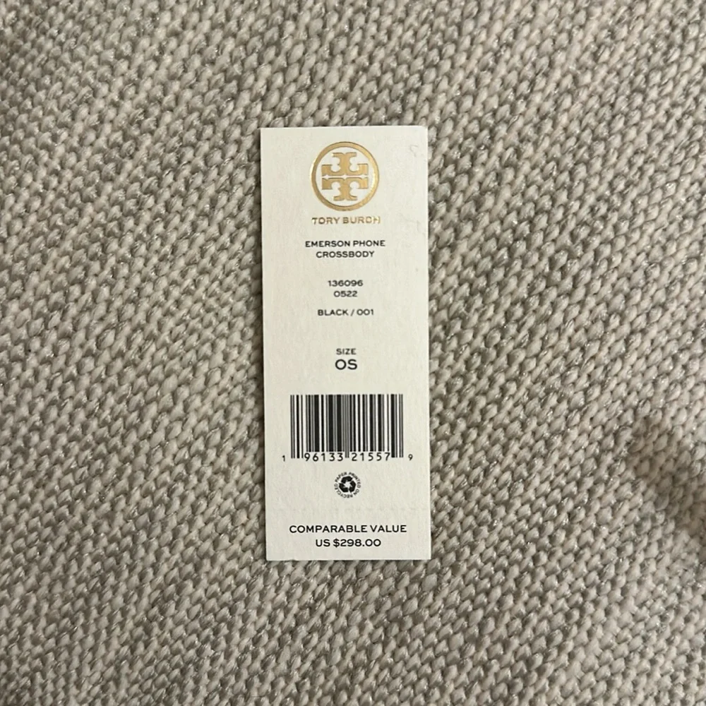 NWT Tory Burch Emerson Leather Phone Crossbody Bag - Picture 6 of 6
